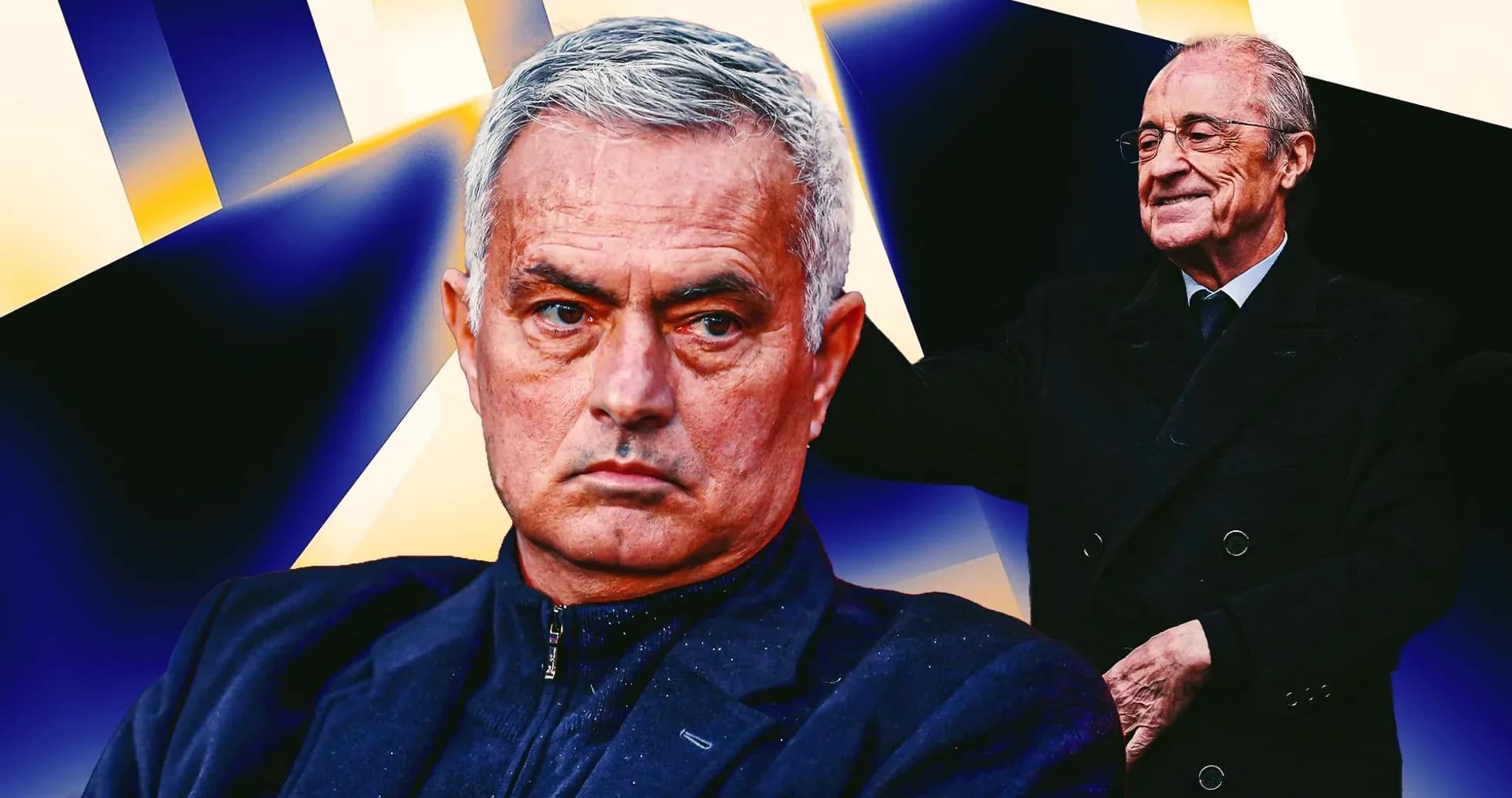 José Mourinho et président souriant lors d'un événement