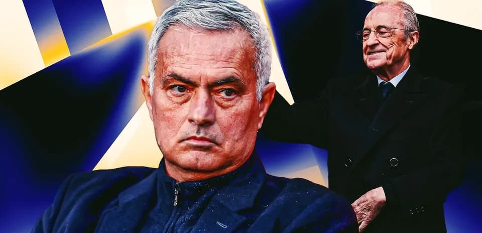 José Mourinho et président souriant lors d'un événement