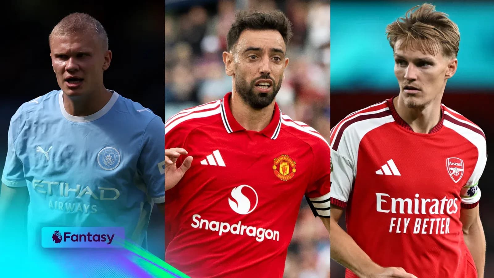 Trois joueurs de football en action sur le terrain