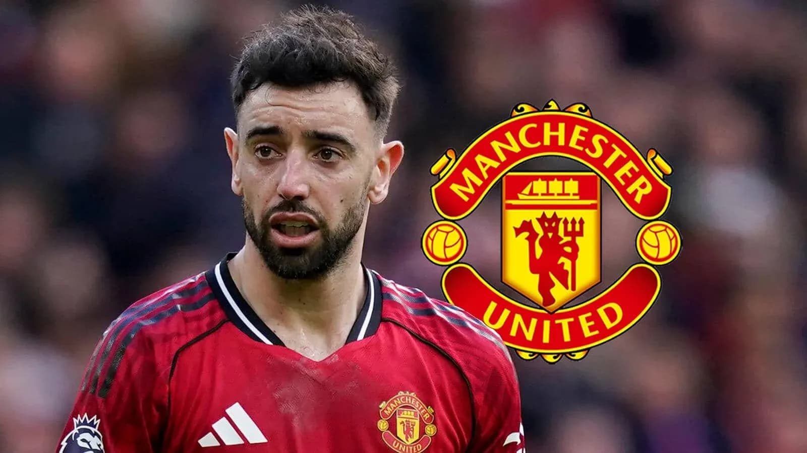Bruno Fernandes en maillot de Manchester United