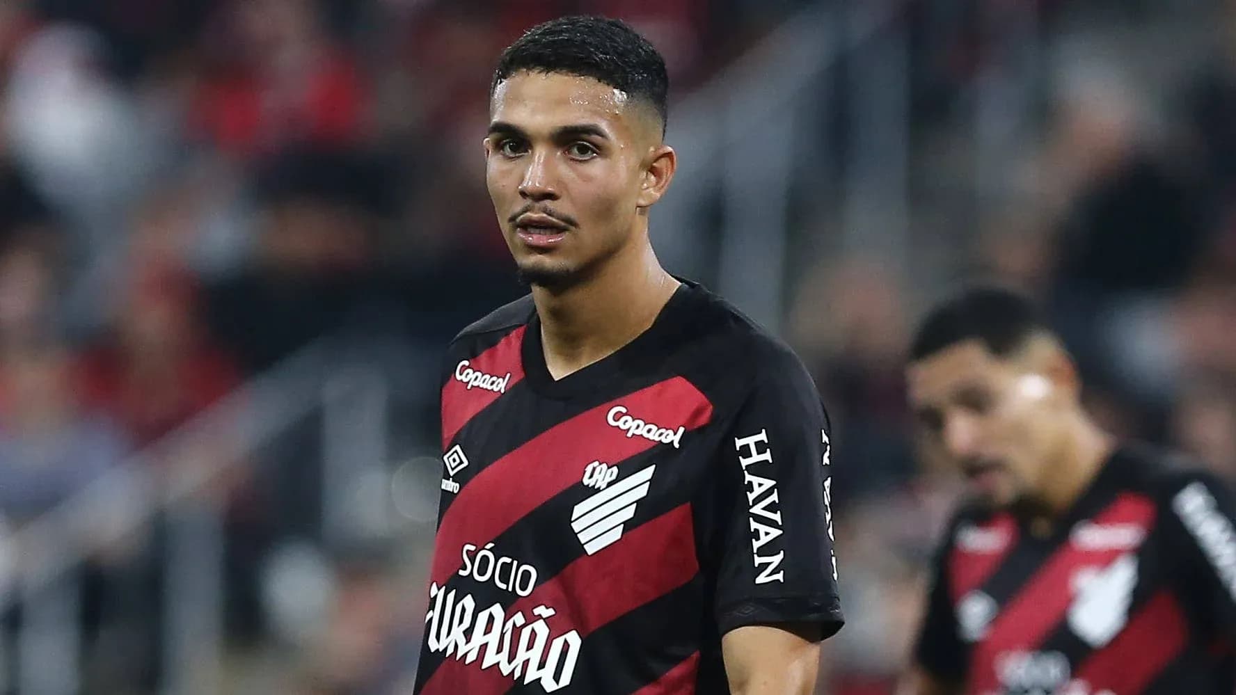 Joueur de l'Athletico Paranaense sur le terrain
