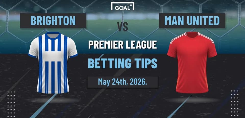 Maillots de Brighton et Man United pour match