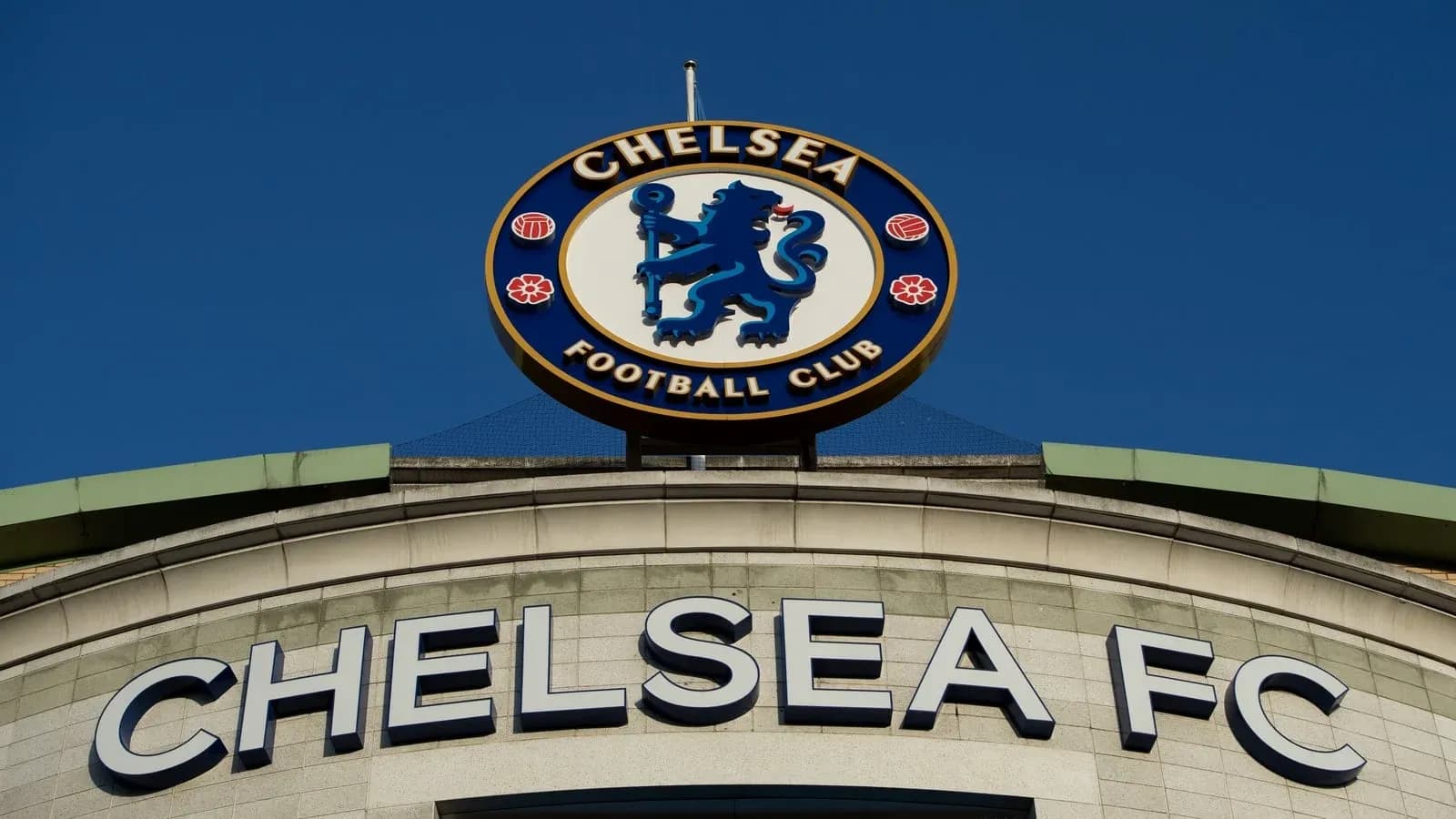 Signe du Chelsea Football Club sur le stade