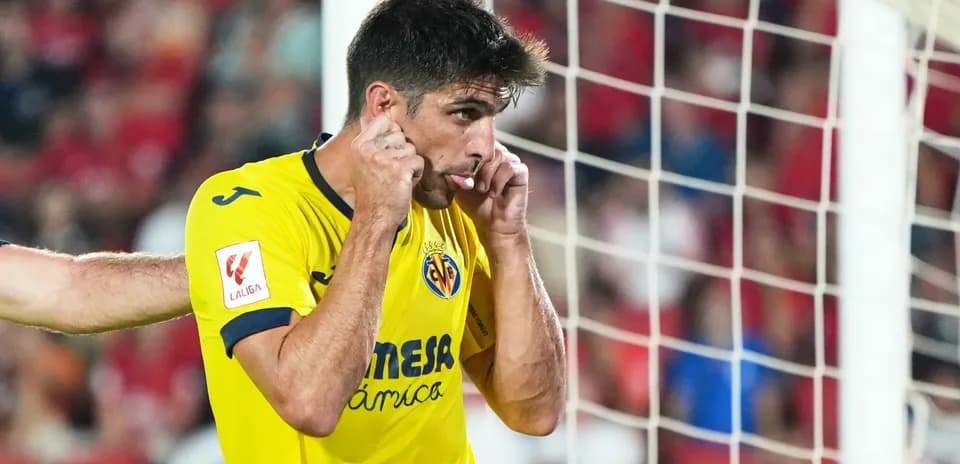 Joueur de Villarreal pendant un match de La Liga
