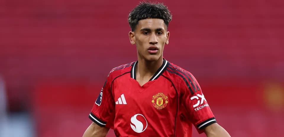 Joueur de Manchester United sur le terrain