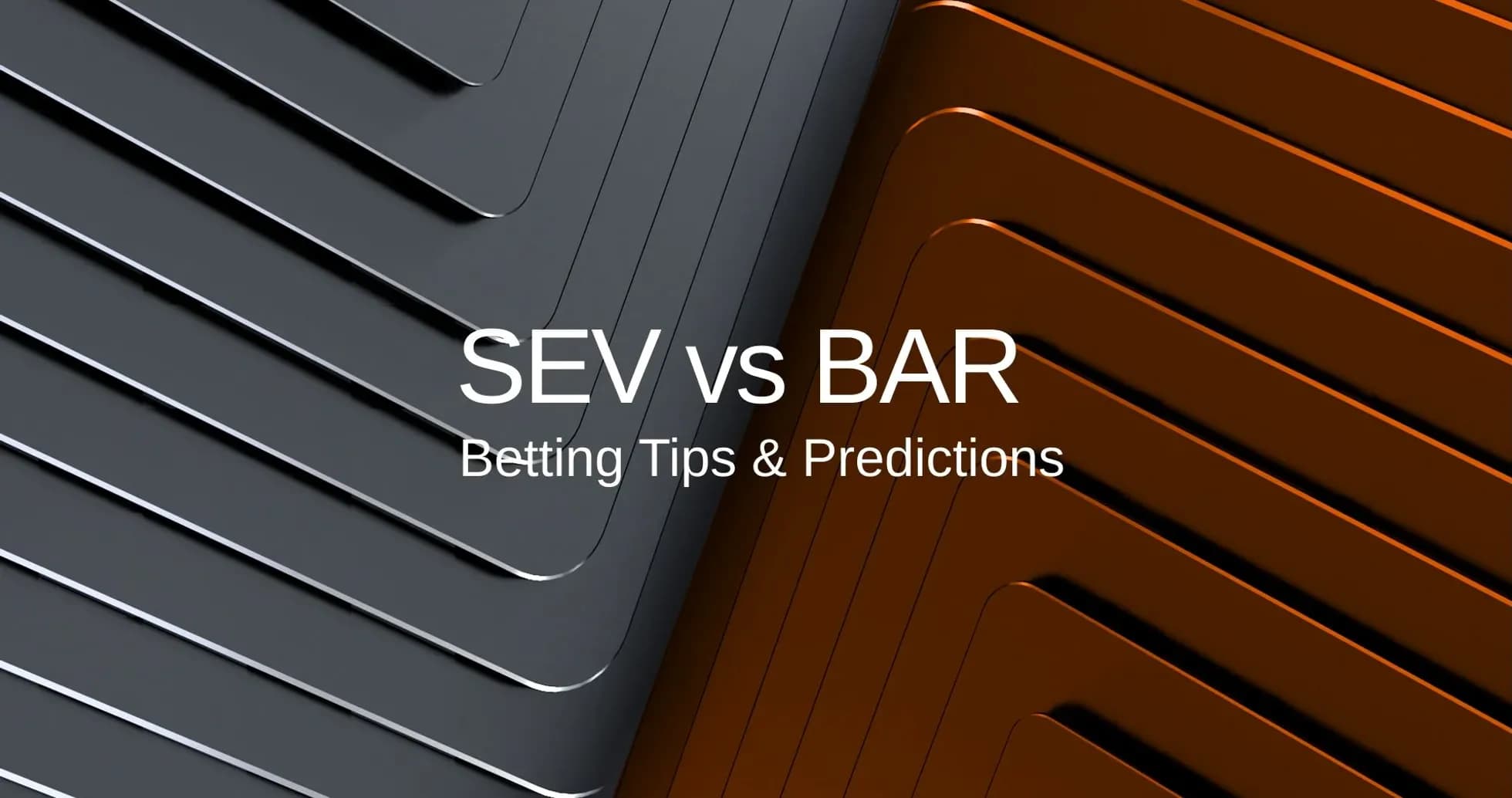 Conception graphique pour SEV vs BAR, paris sportifs