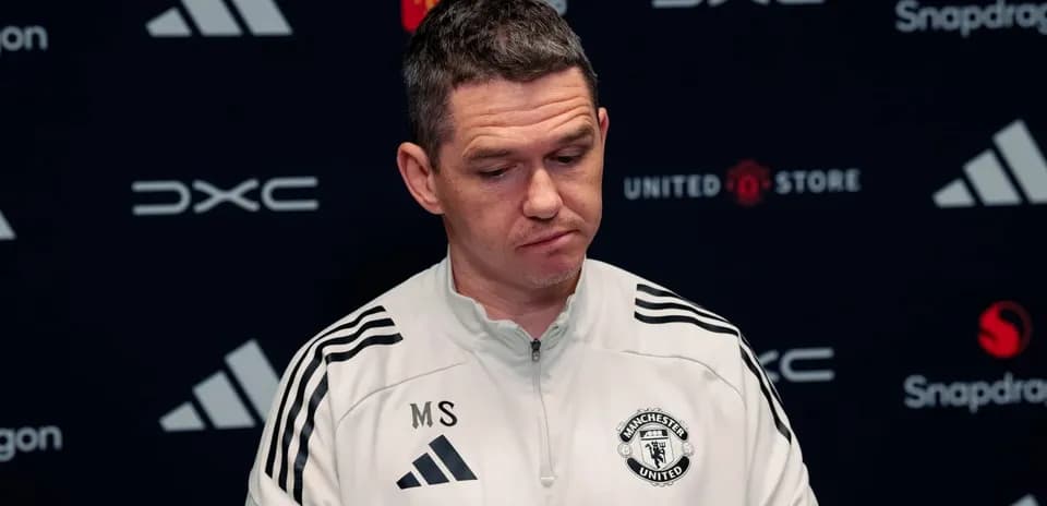 Entraîneur de Manchester United lors d'une conférence de presse