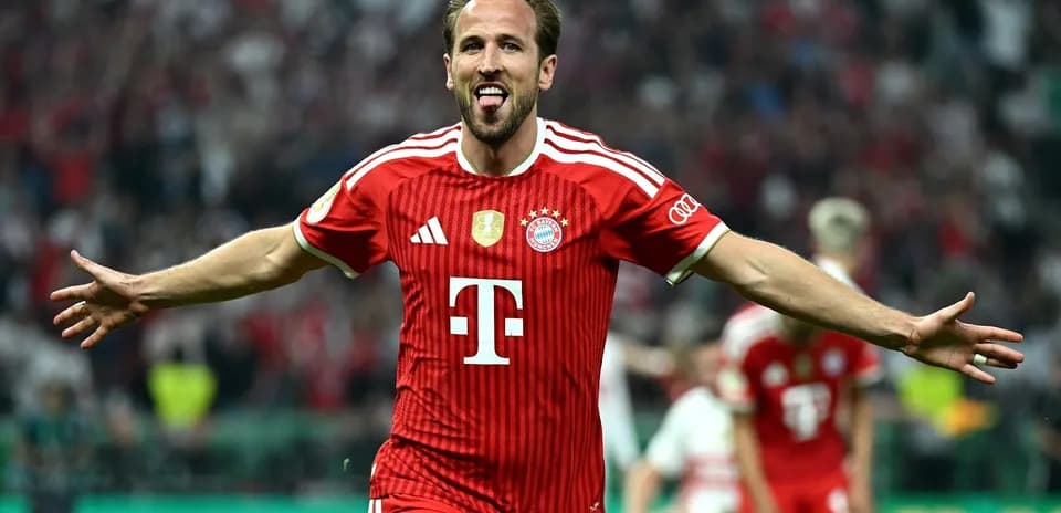 Joueur de Bayern Munich célébrant un but