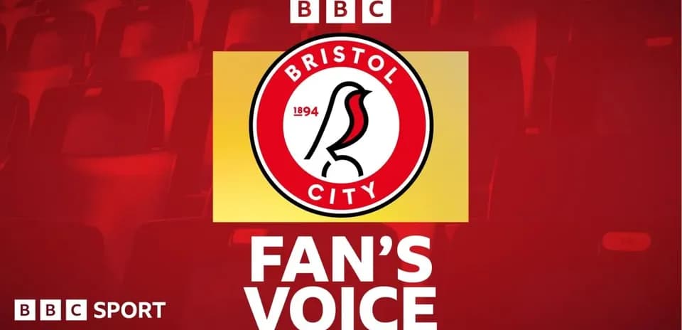 Logo de Bristol City avec texte 'Fan's Voice'