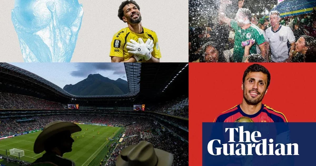 Collage of football scenes and players celebrating