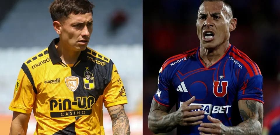 Joueurs de Coquimbo Unido et Universidad de Chile