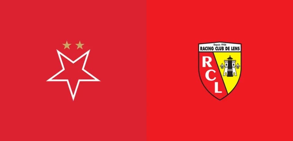 Logos de l'Étoile Rouge et du Racing Club de Lens