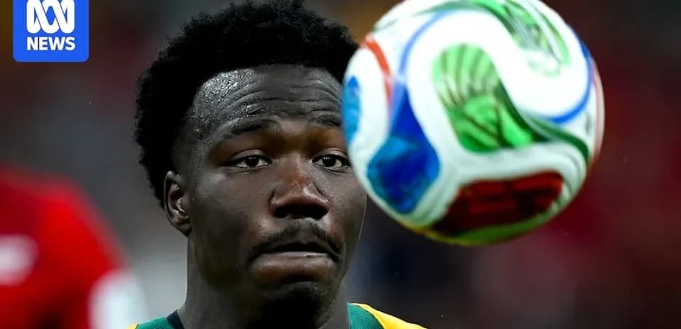 Joueur recevant le ballon pendant un match