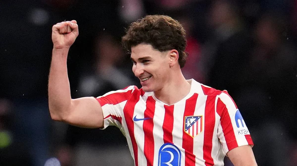 Joueur d'Atlético Madrid célébrant un but