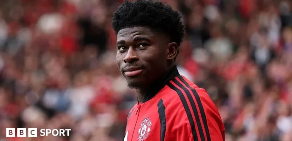 Joueur de Manchester United sur le terrain