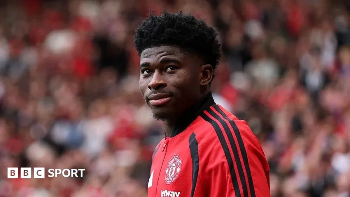 Joueur de Manchester United sur le terrain