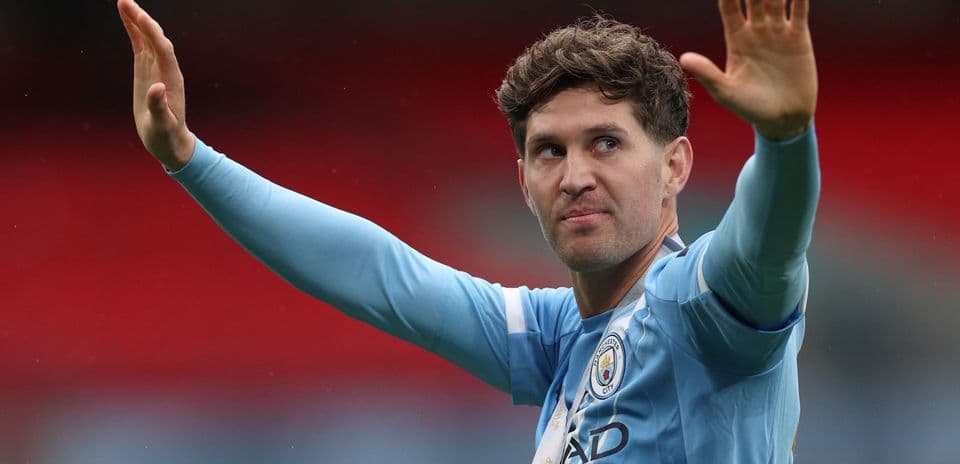 Joueur de Manchester City saluant le public