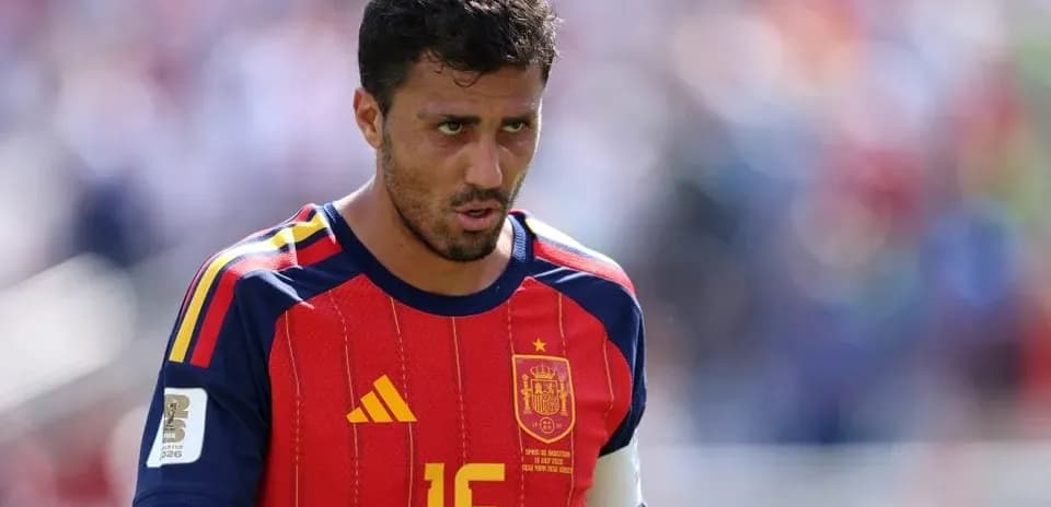 Joueur de l'équipe d'Espagne sur le terrain