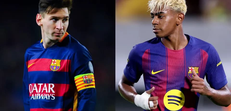 Deux joueurs de Barcelone en action sur le terrain