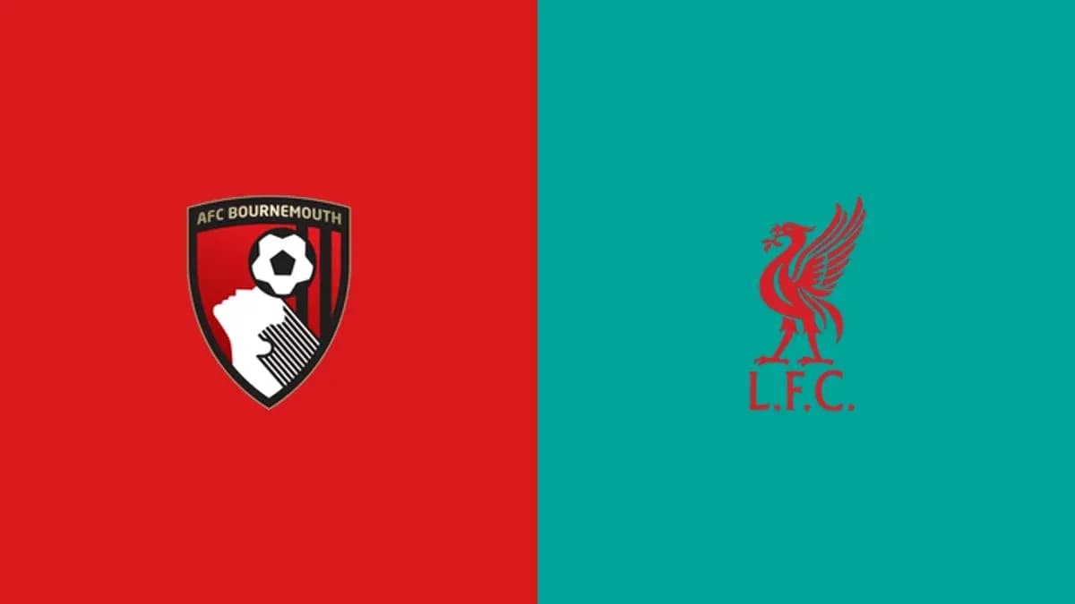 Logos d'AFC Bournemouth et Liverpool FC côte à côte
