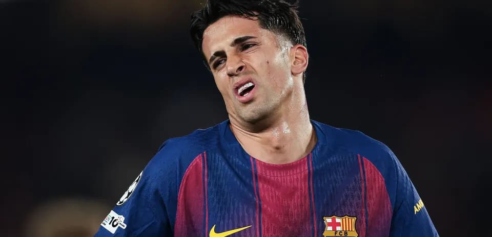 Joueur du FC Barcelone sur le terrain de match
