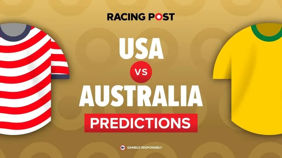 Maillots des équipes USA et Australie avec prédictions