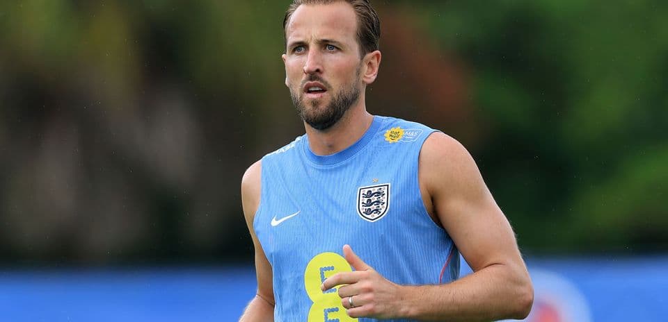 Joueur s'entraînant avec l'équipe d'Angleterre
