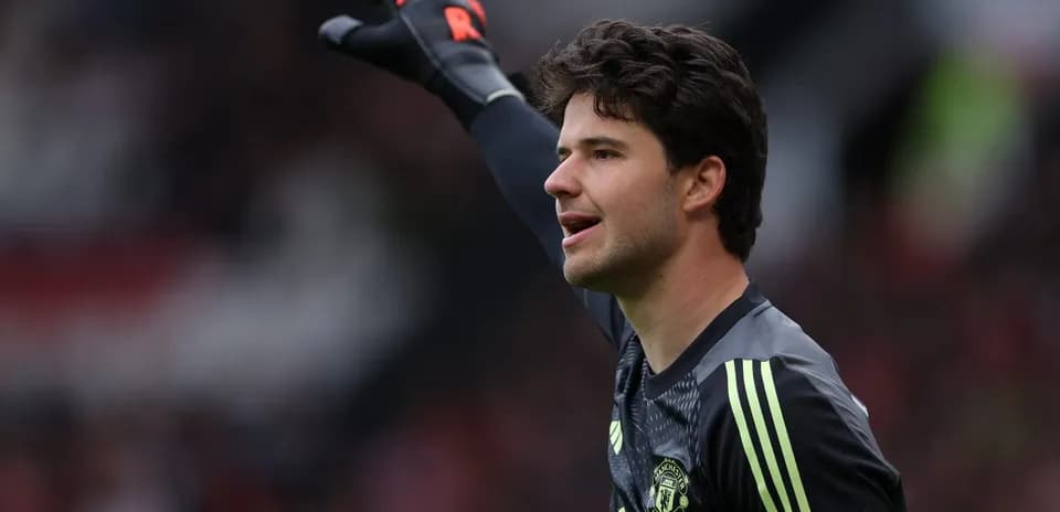 Gardien de but de Manchester United en action