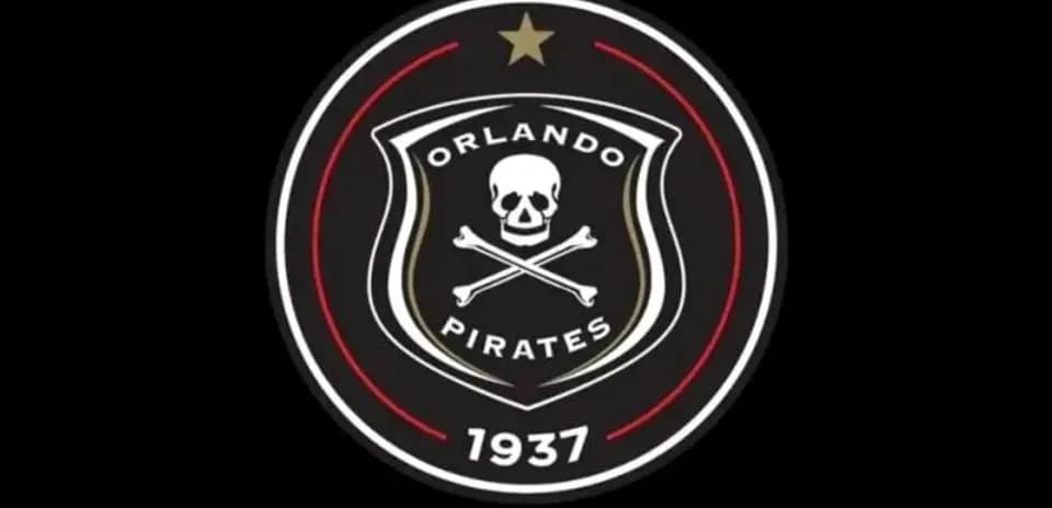 Logo du Orlando Pirates avec crâne et os croisés