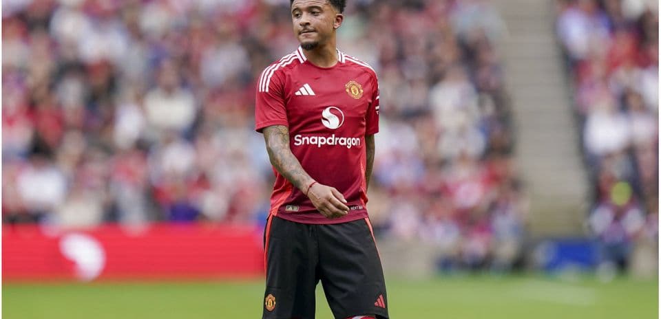 Joueur de Manchester United sur le terrain
