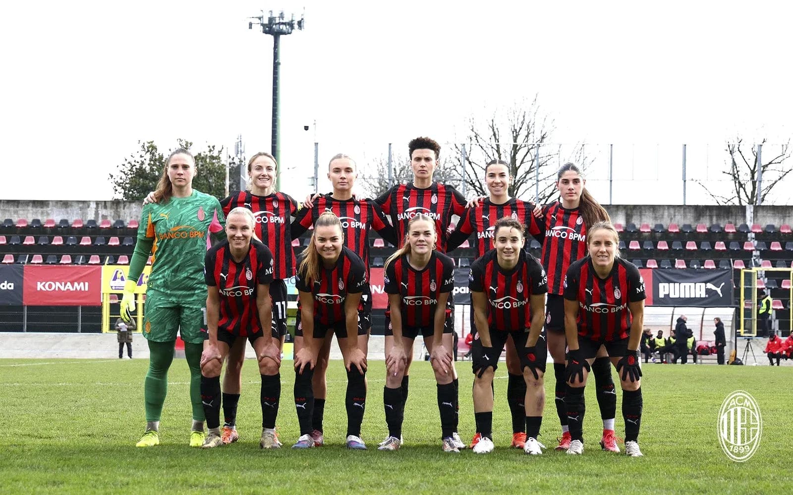 Équipe féminine de l'AC Milan en formation