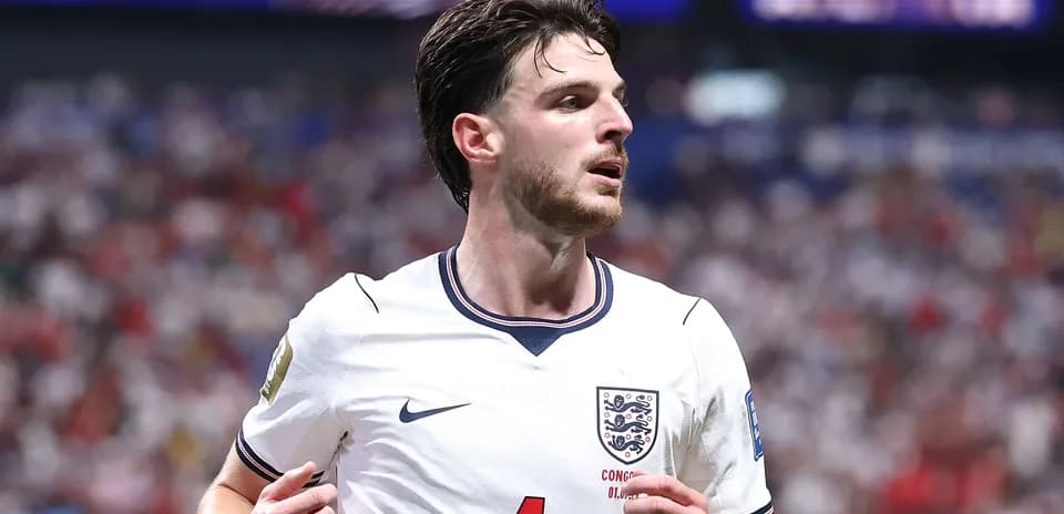 Joueur d'Angleterre portant le maillot numéro 4