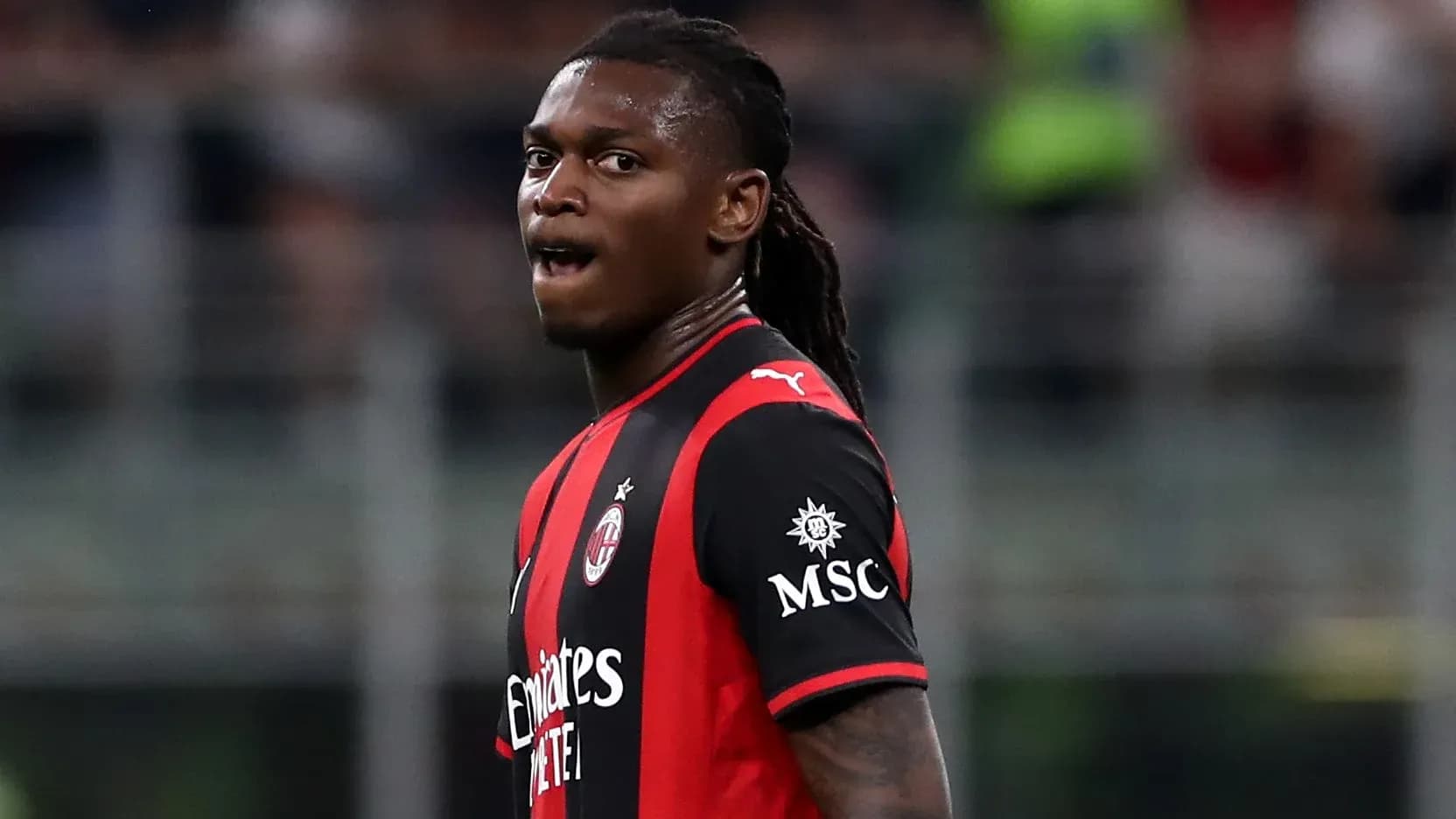 Joueur de l'AC Milan sur le terrain
