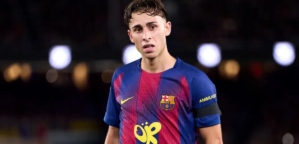 Joueur du FC Barcelone sur le terrain
