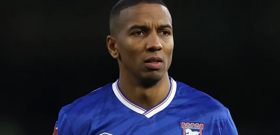 Joueur d'Ipswich Town en tenue de match
