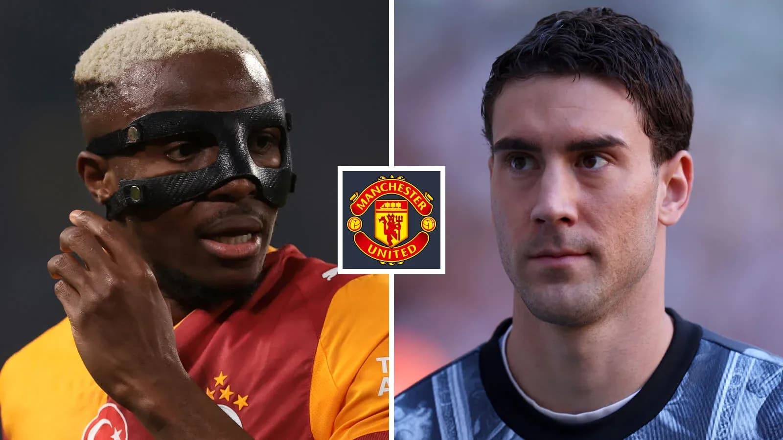 Joueur avec masque et adversaire avant le match