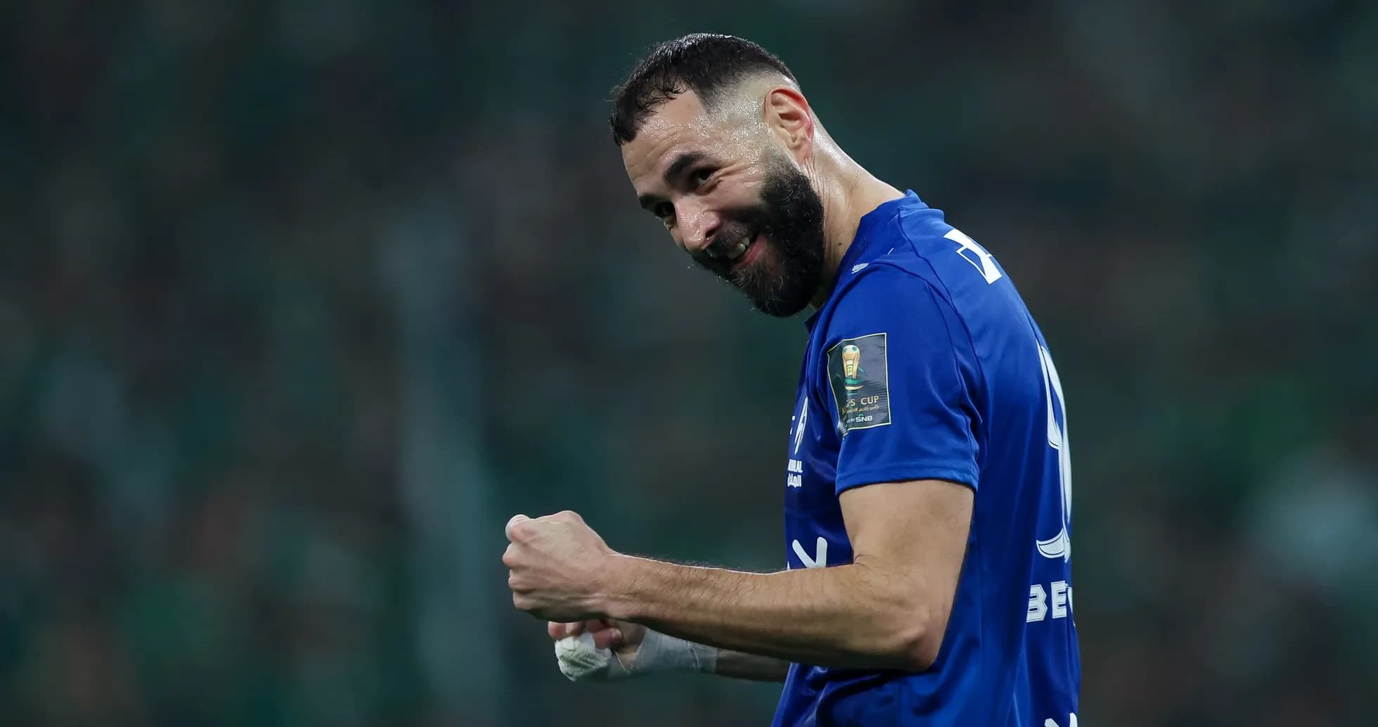 Joueur célébrant après un but marqué