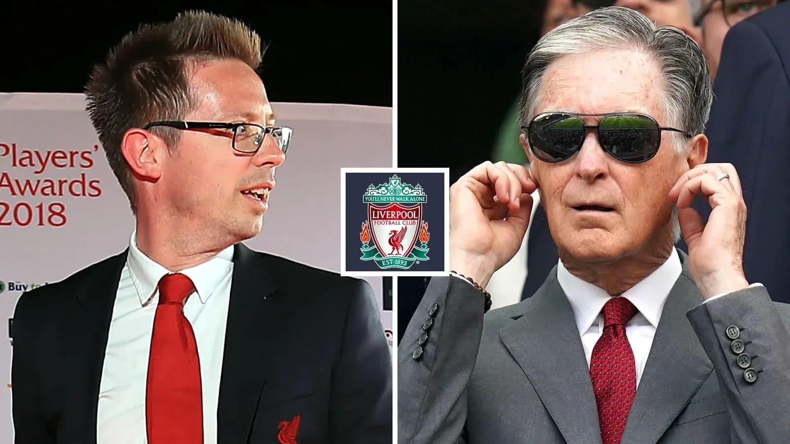 Deux dirigeants de Liverpool lors d'un événement