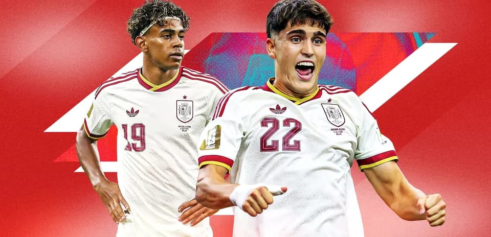 Joueurs espagnols célébrant lors d'un match