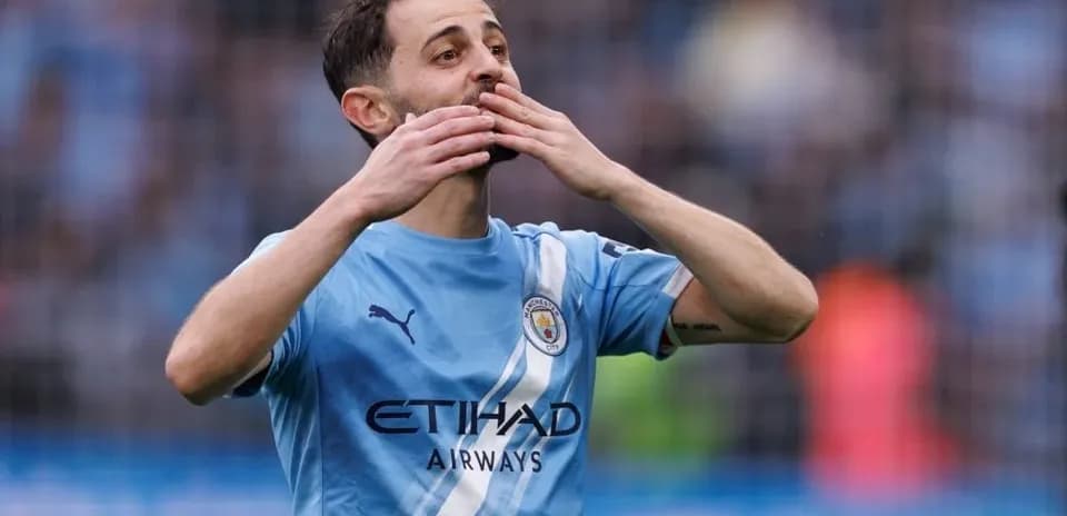 Joueur de Manchester City célébrant un but
