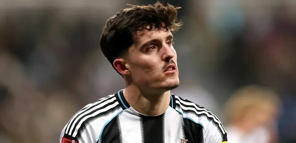 Joueur de Newcastle United sur le terrain après match
