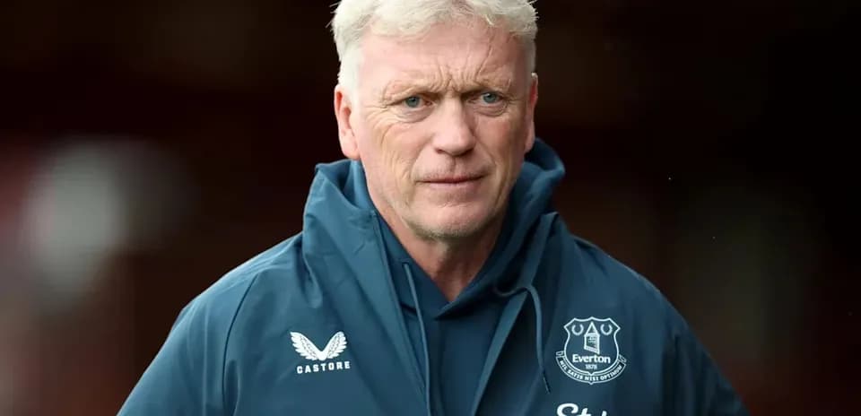 Entraîneur d'Everton lors d'une séance d'entraînement