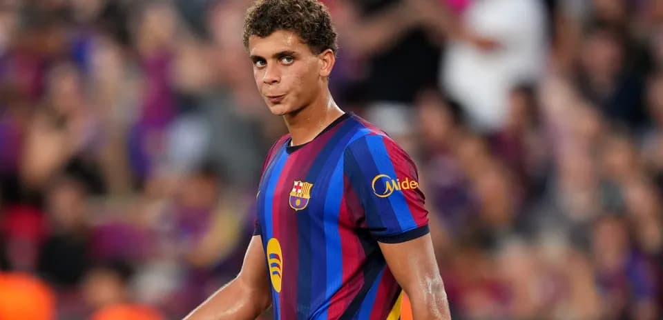 Joueur de Barcelone sur le terrain pendant un match