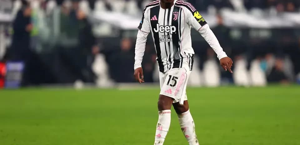 Joueur de la Juventus en action sur le terrain