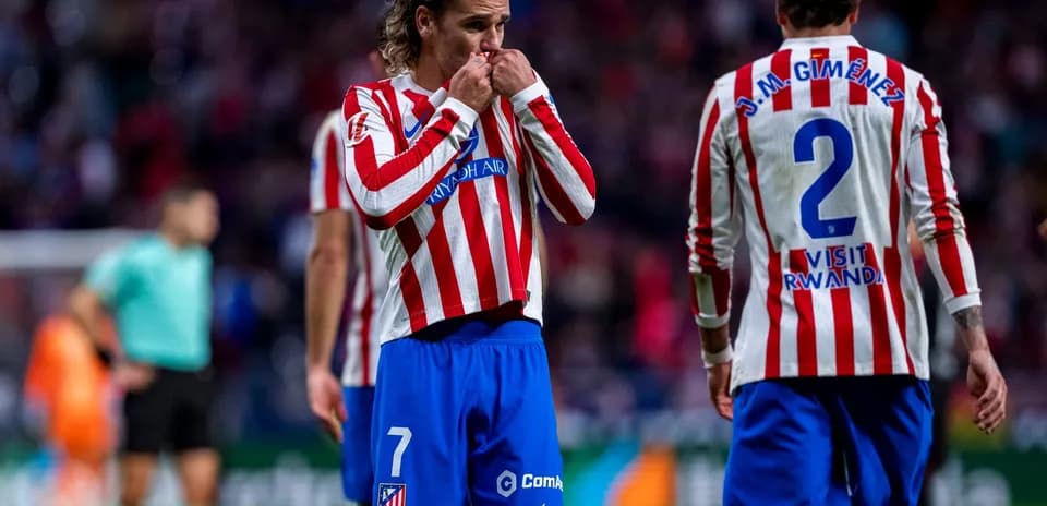 Joueurs d'Atlético Madrid pendant un match