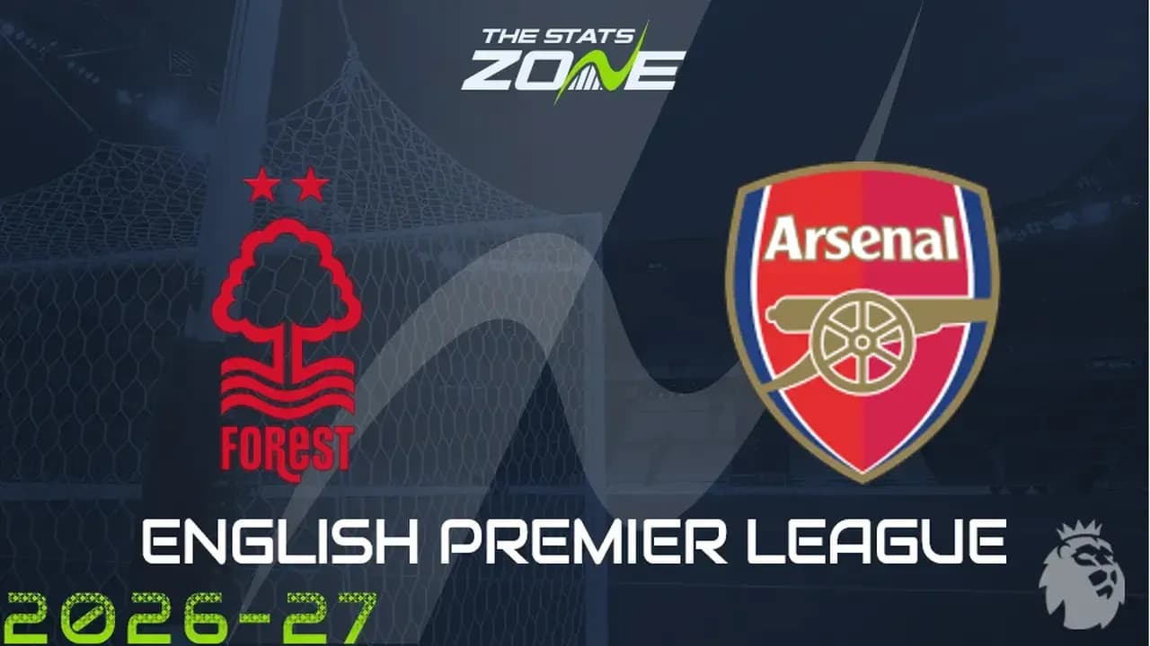 Logos de Nottingham Forest et Arsenal pour match