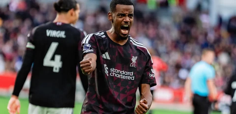 Joueur de Liverpool célébrant un but