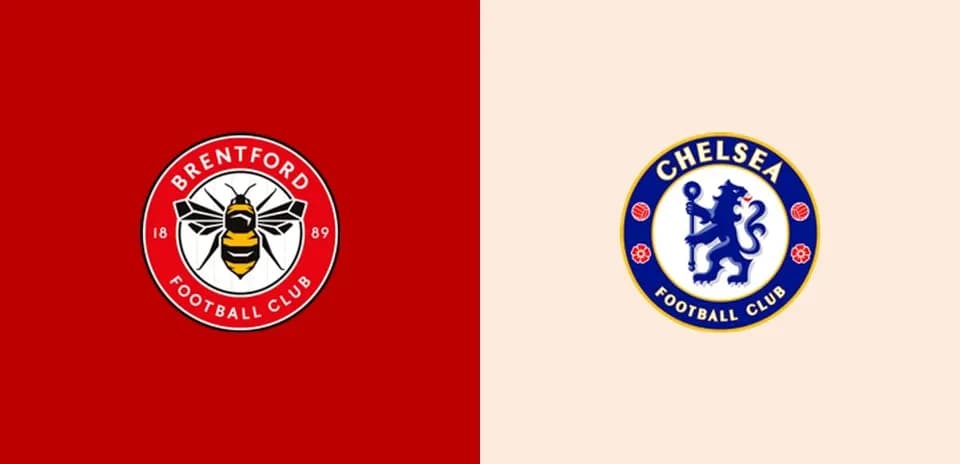 Logos de Brentford et Chelsea Football Club
