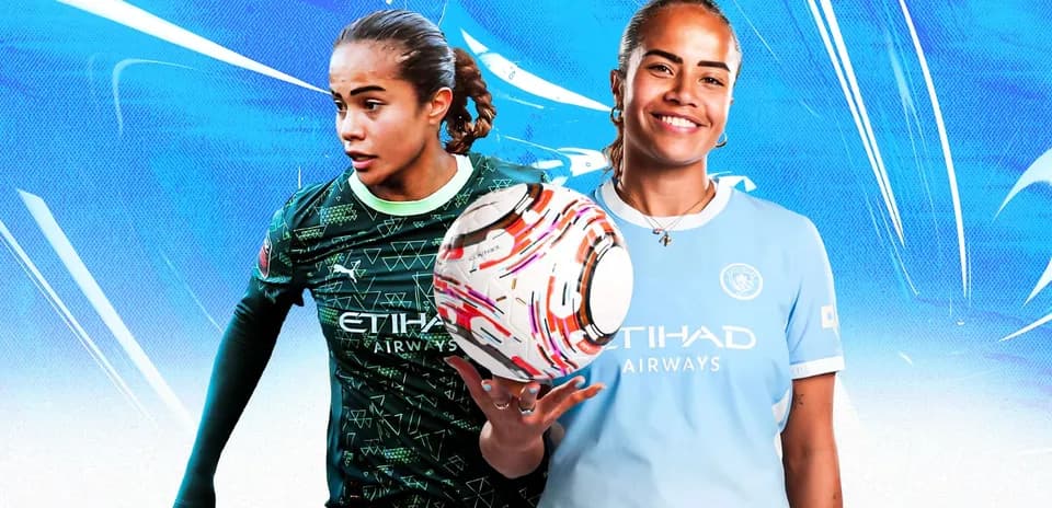 Joueuse de football avec ballon et tenue de club