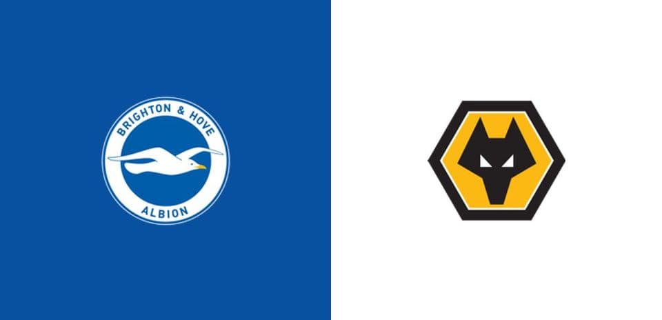 Logos de Brighton & Hove Albion et Wolverhampton